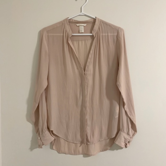 H&M baby pink blouse - Picture 1 of 2